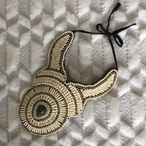 Hand beaded African inspired neck piece